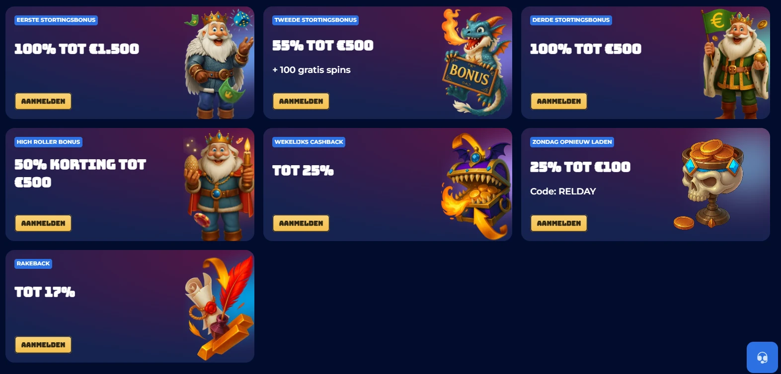 royalspinia casino bonussen