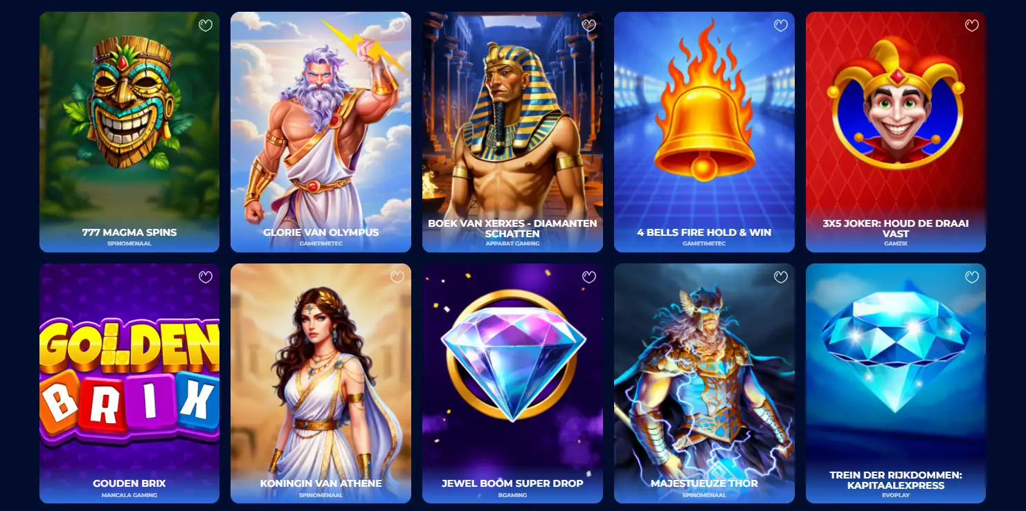 royalspinia casino exclusieve spellen